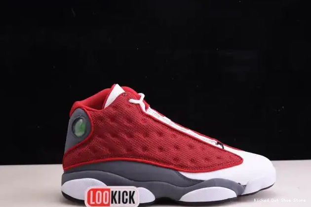 Kicked Out Shoe Store Air 414571-600 Grey Jordan Flint Red 13 Retro Gym 0516